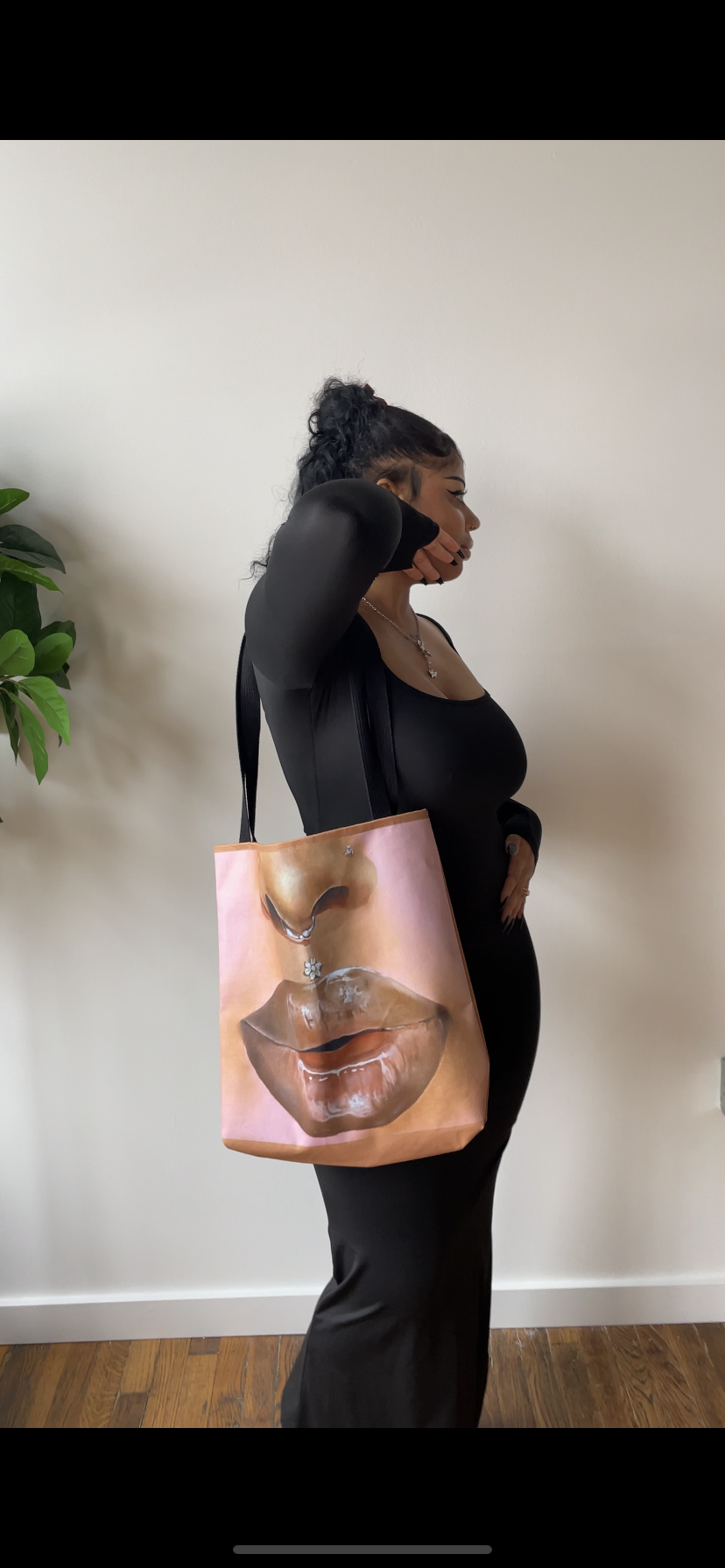 Brown-Lip Tote