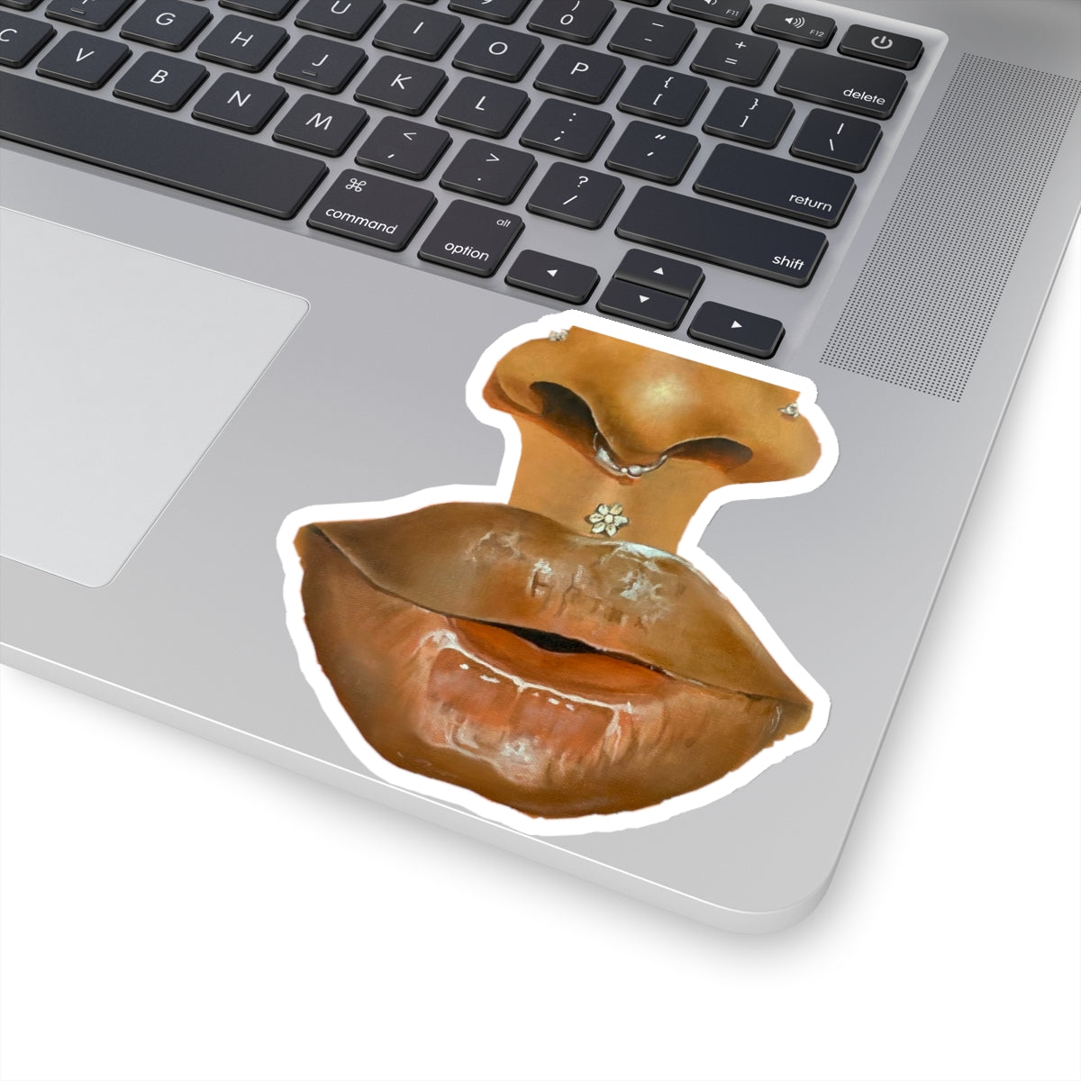 Brown-Lip Sticker
