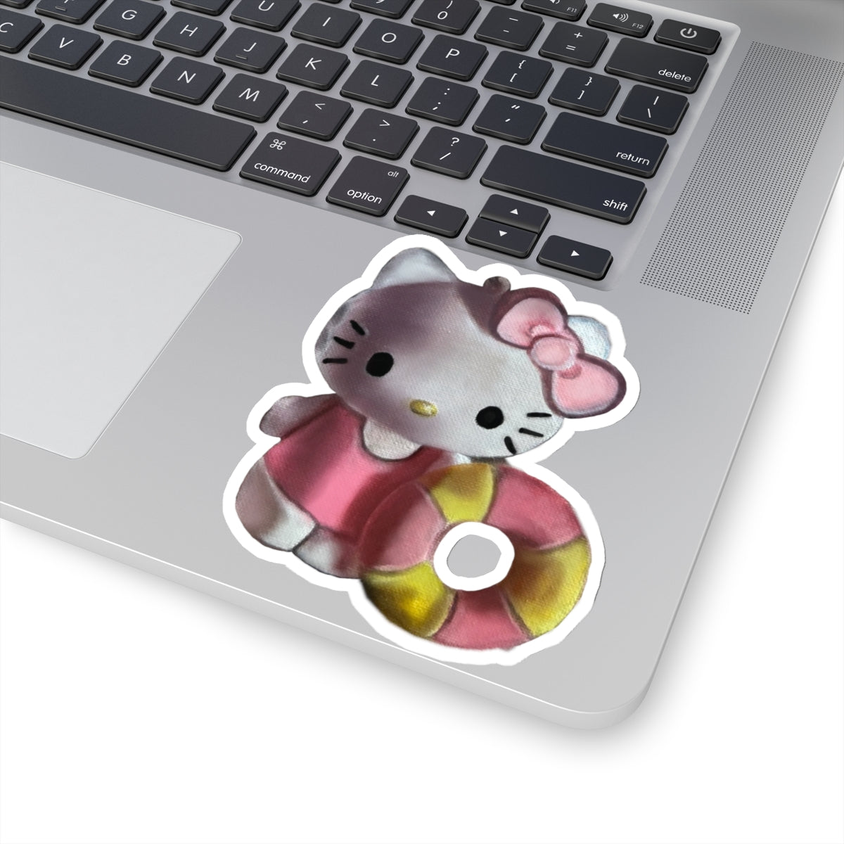 Standing Hello-Kitty Sticker