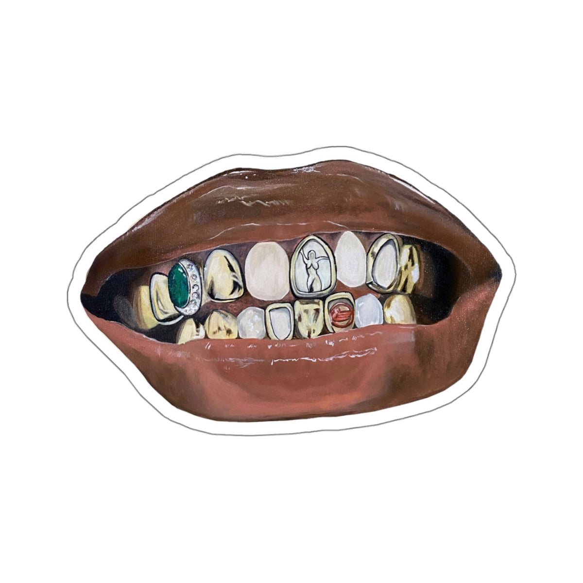 Grillz Sticker