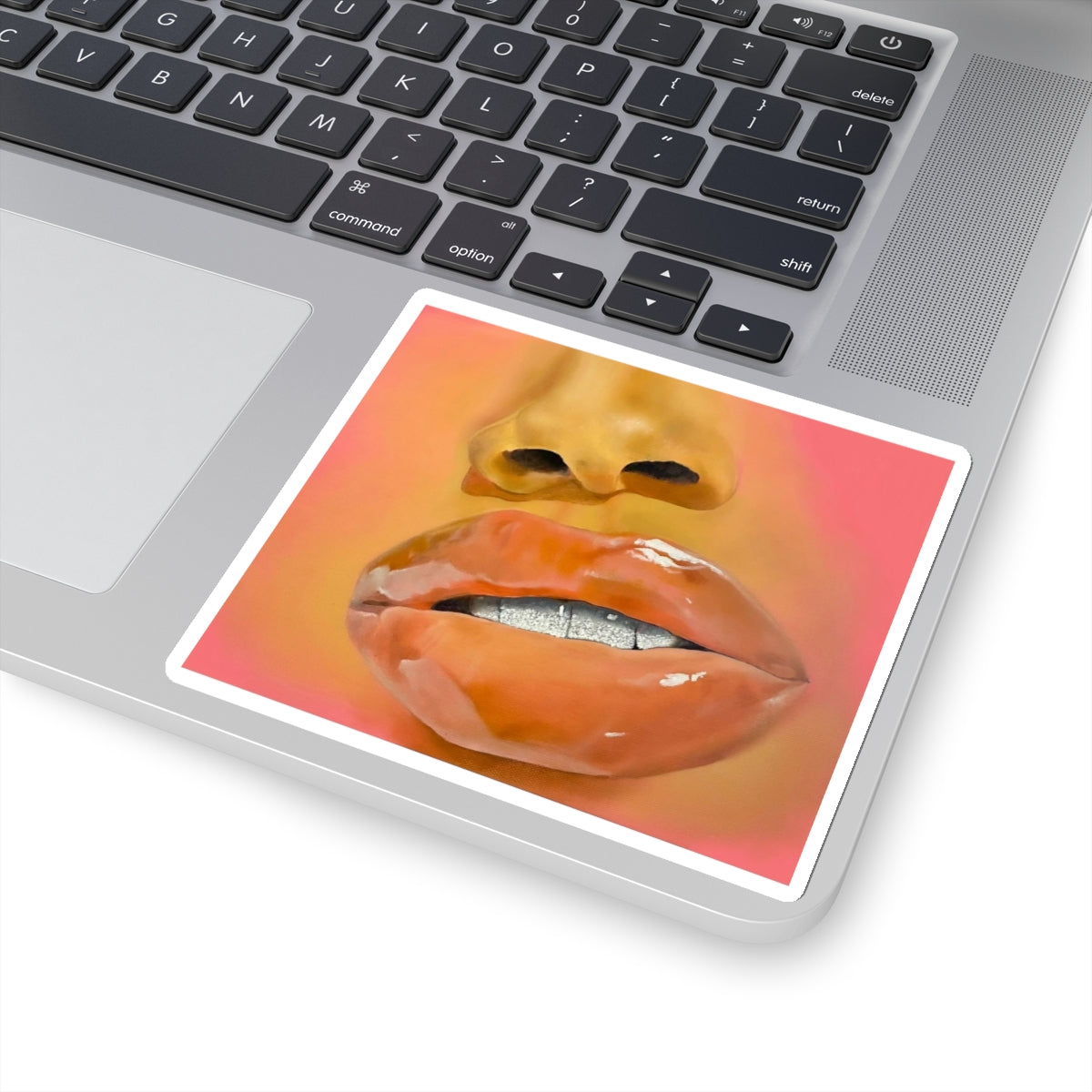 Glossy-Lip Sticker